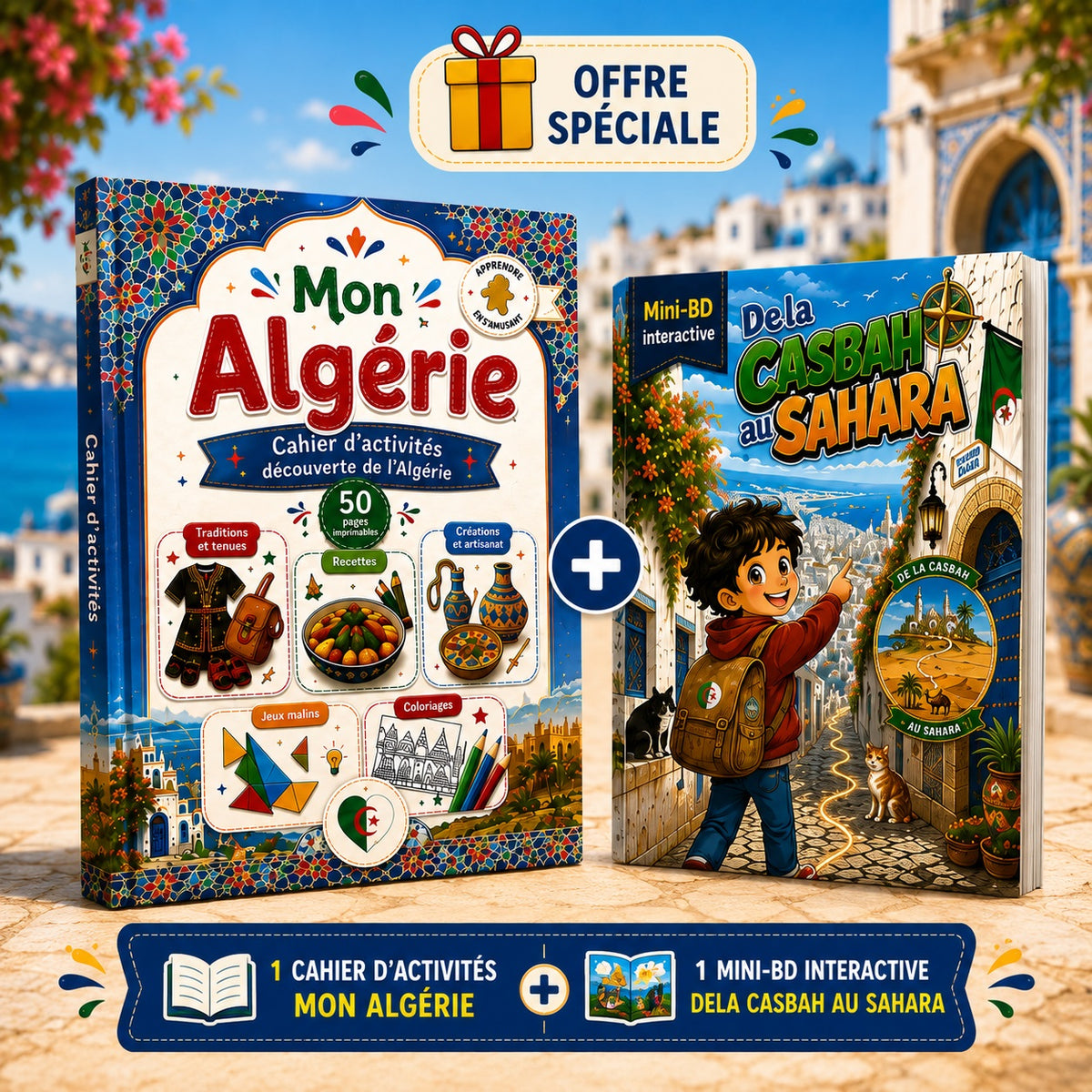 Pack Cahier d'activités Mon Algérie + 1 Mini Bd interactive