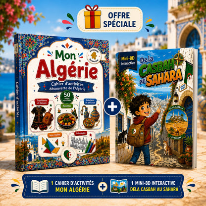 Pack Cahier d'activités Mon Algérie + 1 Mini Bd interactive