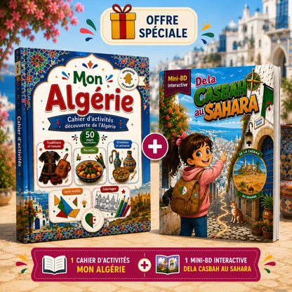 Pack Cahier d'activités Mon Algérie + 1 Mini Bd interactive