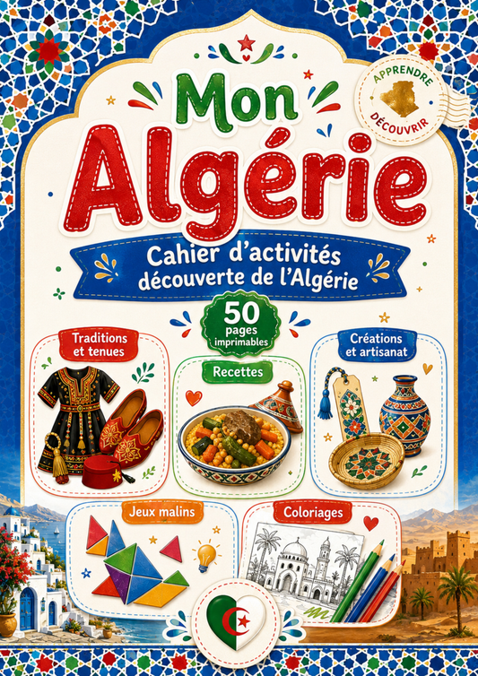 Cahier d'activités Mon Algérie